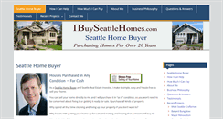 Desktop Screenshot of ibuyseattlehomes.com